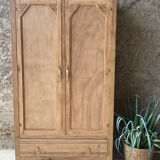 Art Deco wooden wardrobe