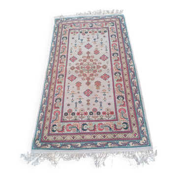 Tapis d' orient laine noué main