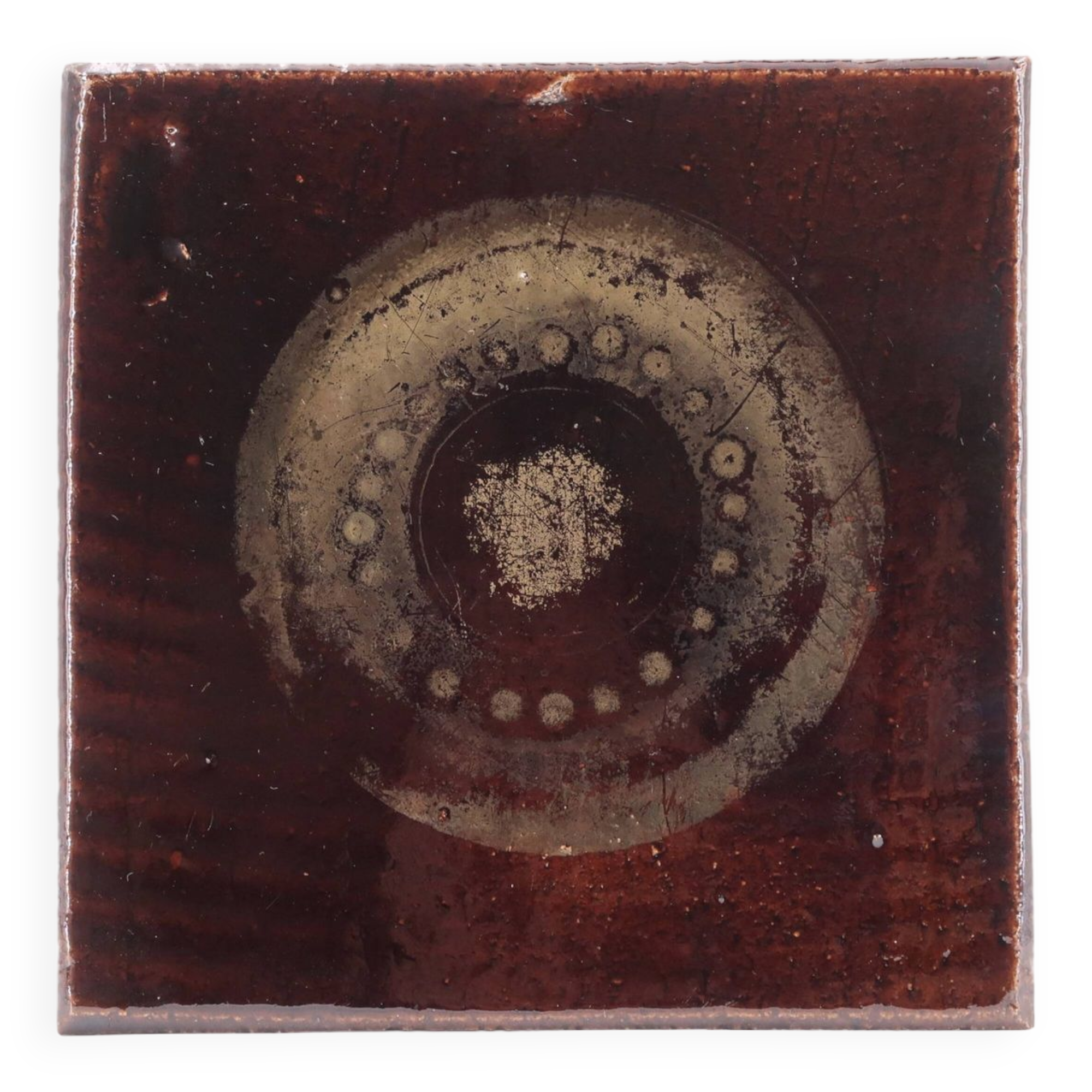 Ceramic tile or trivet by Georges Pelletier