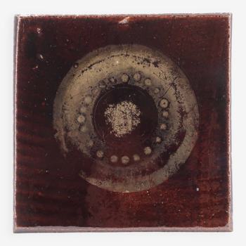 Carreau ou dessous de plat en céramique de Georges Pelletier