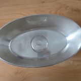 Cloche de service en métal argenté Ecruis monogrammée 240516