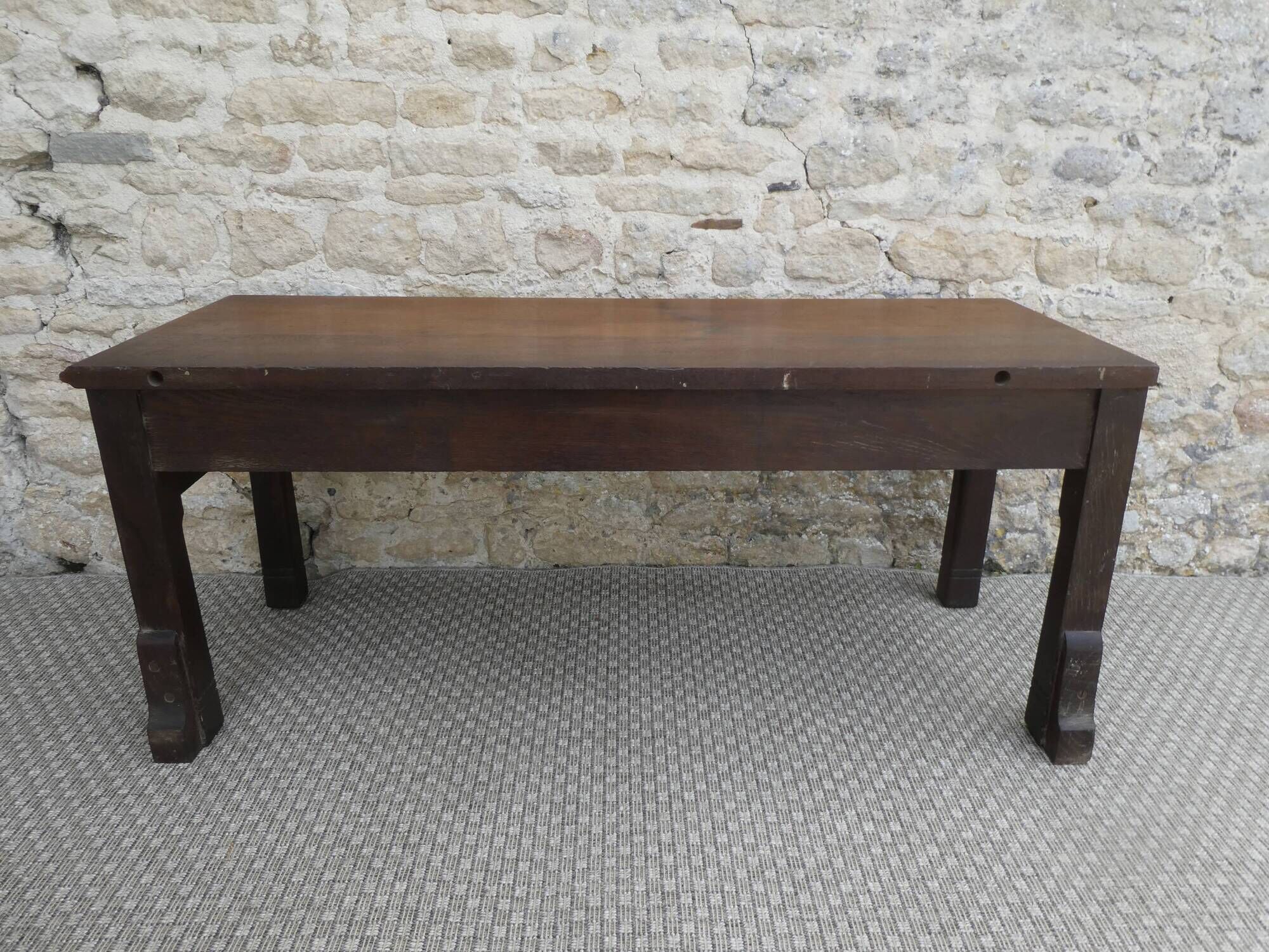 Art Deco church bench, circa 1930-40