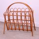 Mid century rattan magazine rack by Jan Kalous for ÚLUV, 1960´s, Czechoslovakia