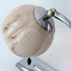 Table lamp art deco bauhaus, vintage 30s, opaline pink chrome