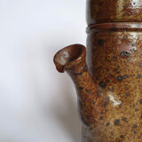 Cafetière et tasses en grès pyrité