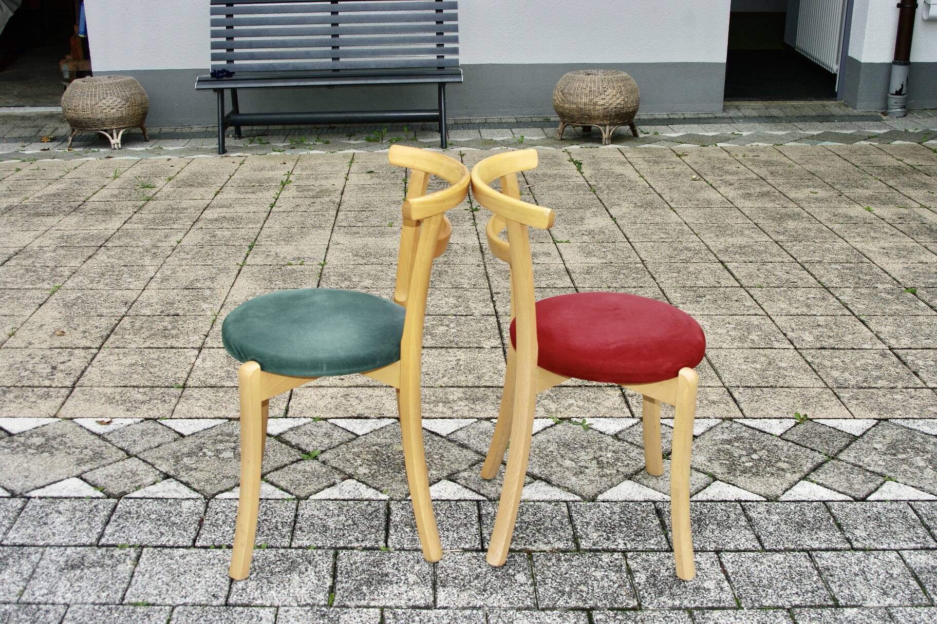 Pair of chairs by jl moller danmark 1960