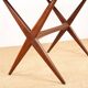 Table Scandinave Vintage, haute et basse, en Teck par Frederik Kayser 1960.