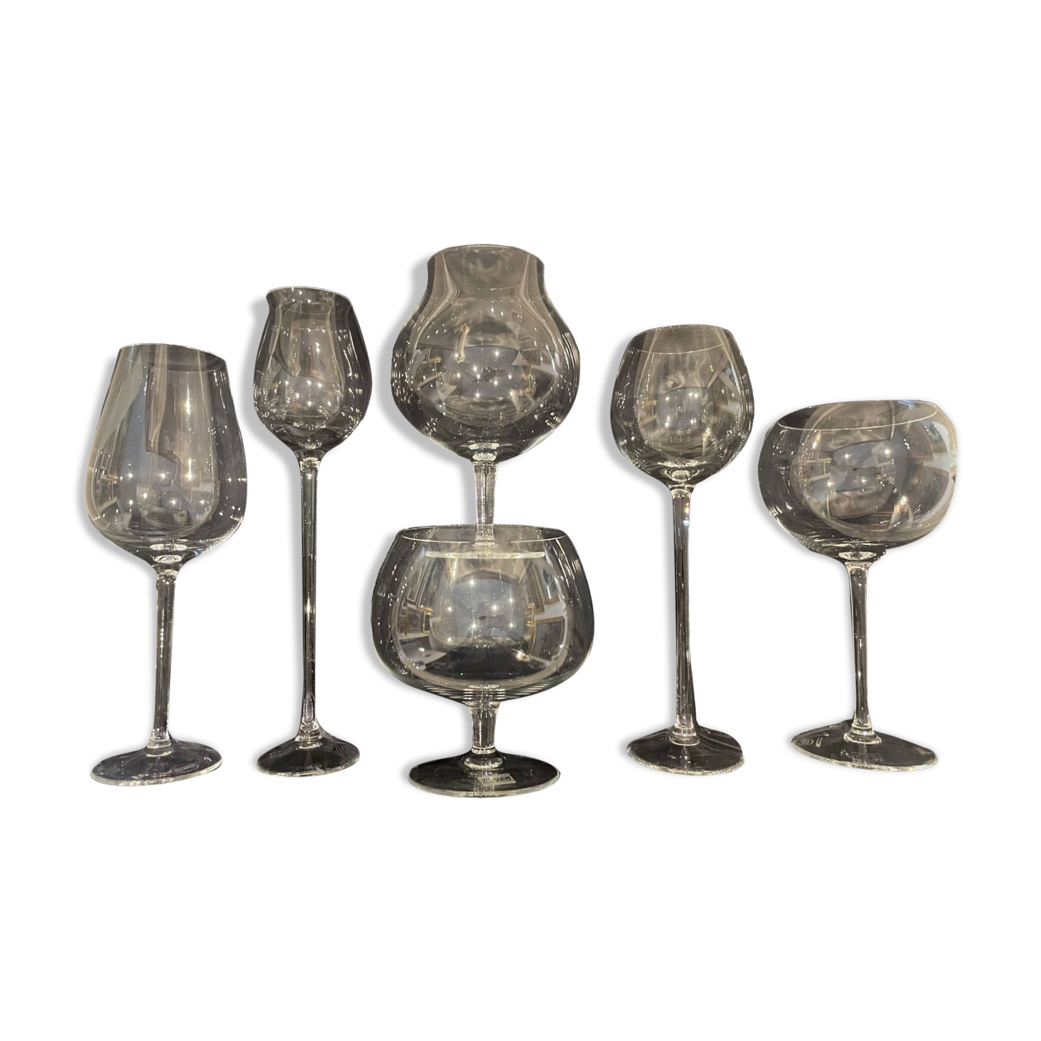 Crystal tasting glasses Moser creation Chocholaty Prague