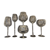 Verres a degustation en cristal Moser creation Chocholaty Prague