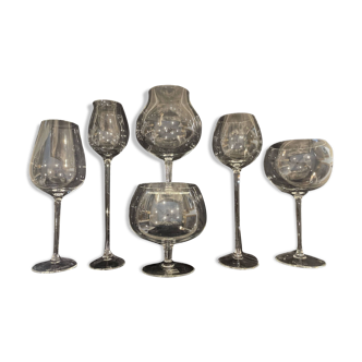 Crystal tasting glasses Moser creation Chocholaty Prague