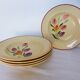 5 assiettes creuses de Longchamp modèle Tulipes 210747