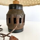 Lampe en bois