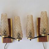 Pair of Midcentury Wall Lamps Sego Armatur, Sweden, 1960s
