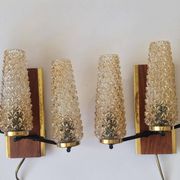 Pair of Midcentury Wall Lamps Sego Armatur, Sweden, 1960s