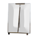 Brass frame and beveled glass