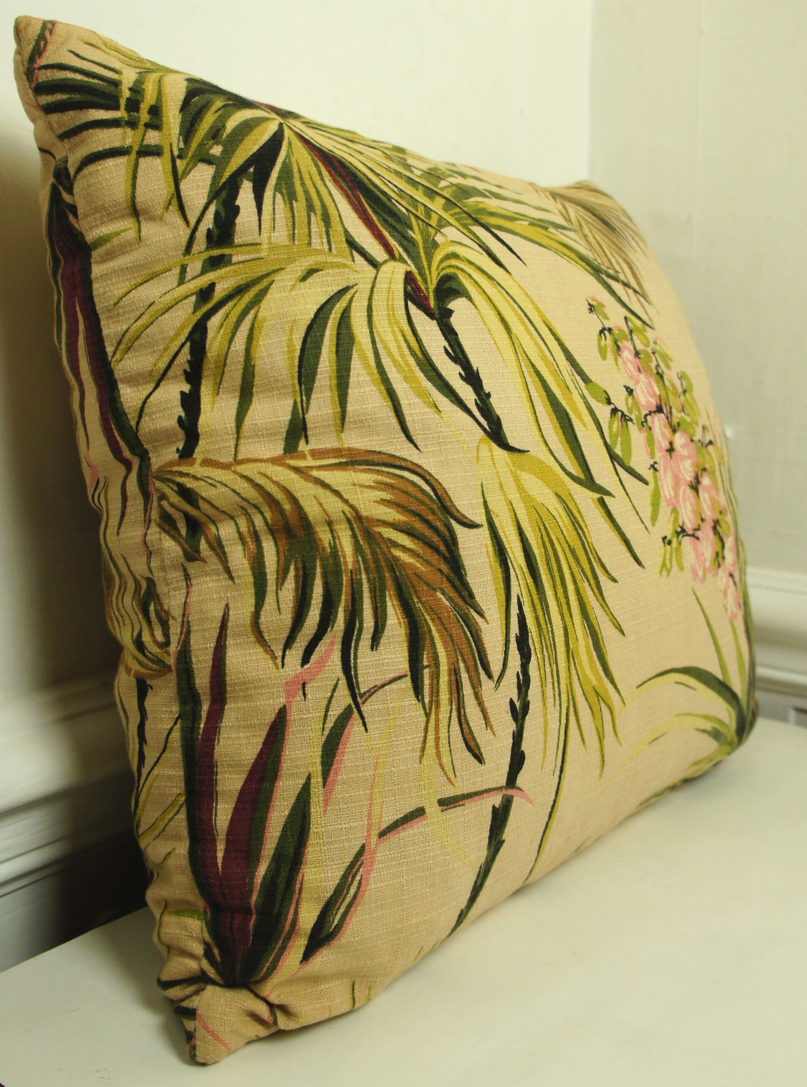 Vintage cushion Crazy Herbs