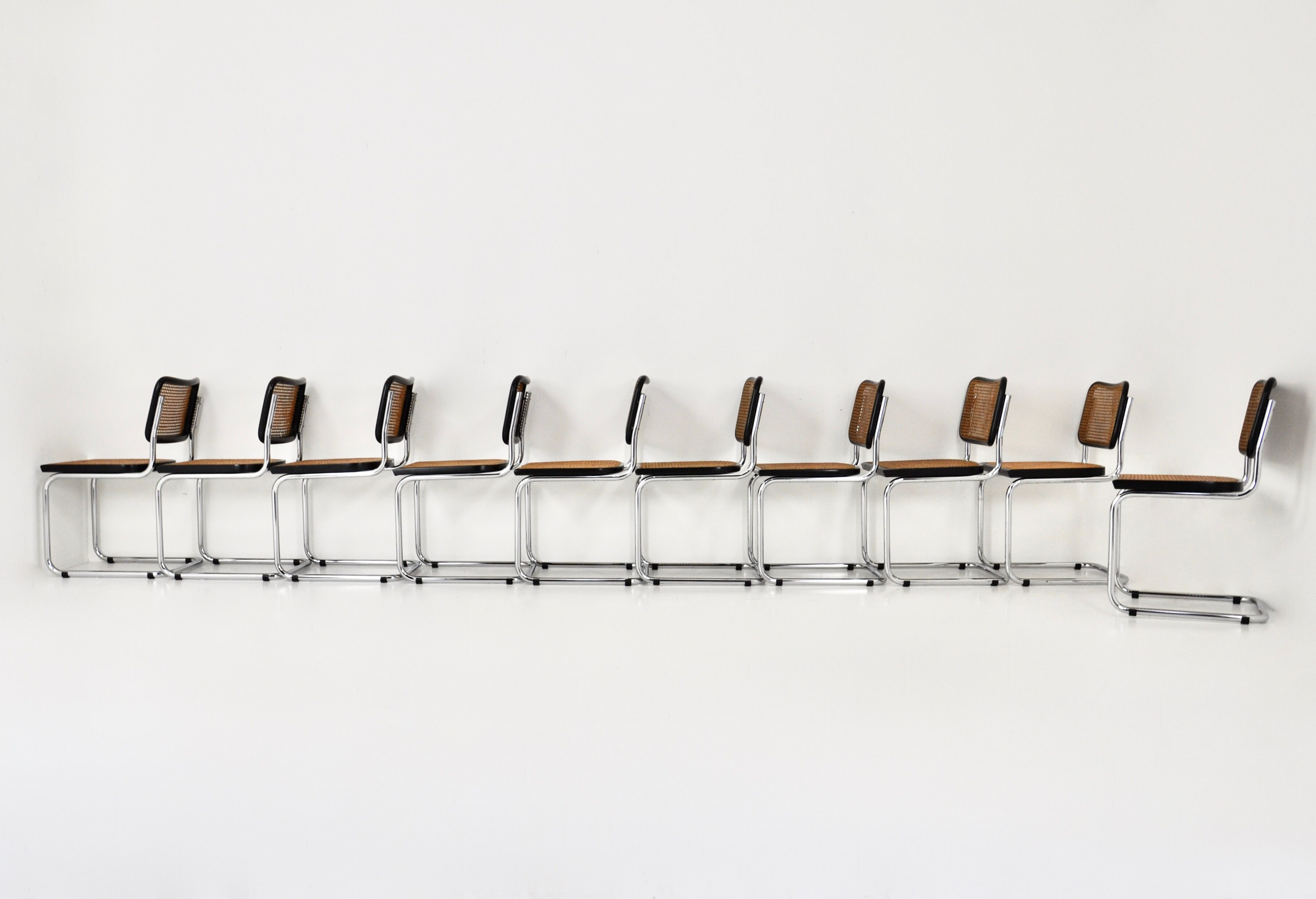 Dining chairs B32 by Marcel Breuer