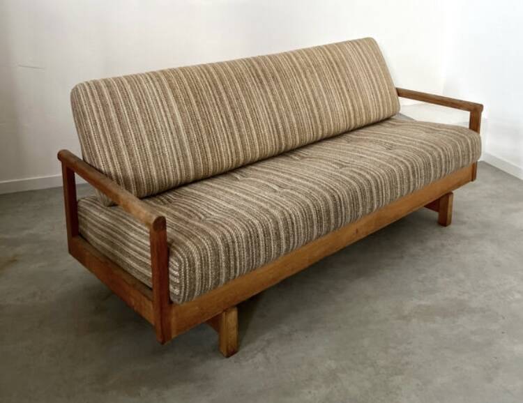 Vintage wooden sofa