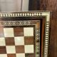 Jeu d’échec en marqueterie 