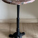 Mini bistro style pedestal table
