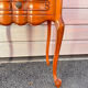 Vintage 1970s bedside table in carved wood – Louis XV style