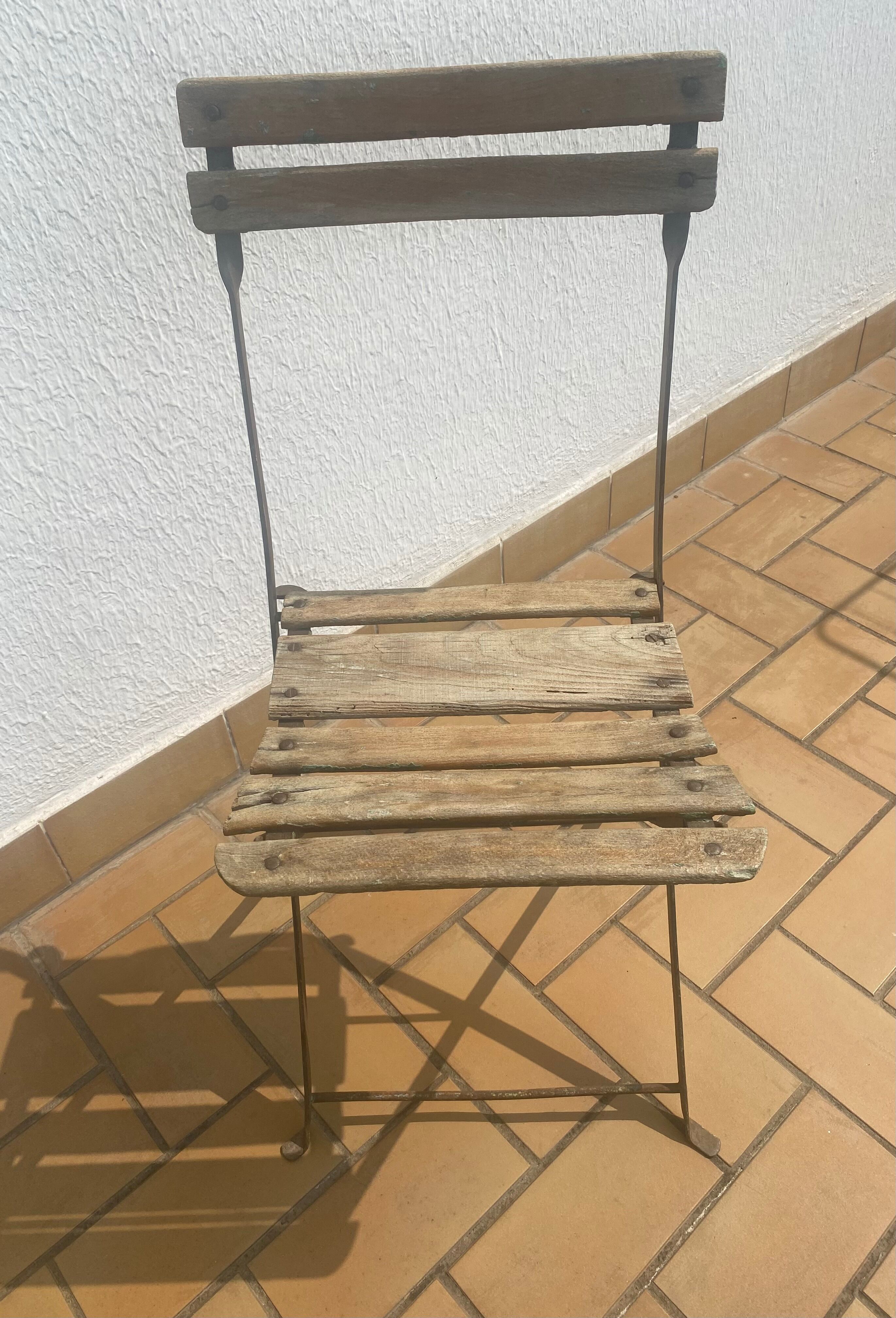 Antique garden chair