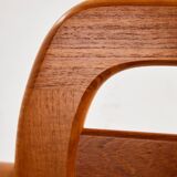 Three-seater teak sofa