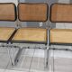 Suite de 6 chaises modèle Cesca B32 par Marcel Breuer vintage 1993