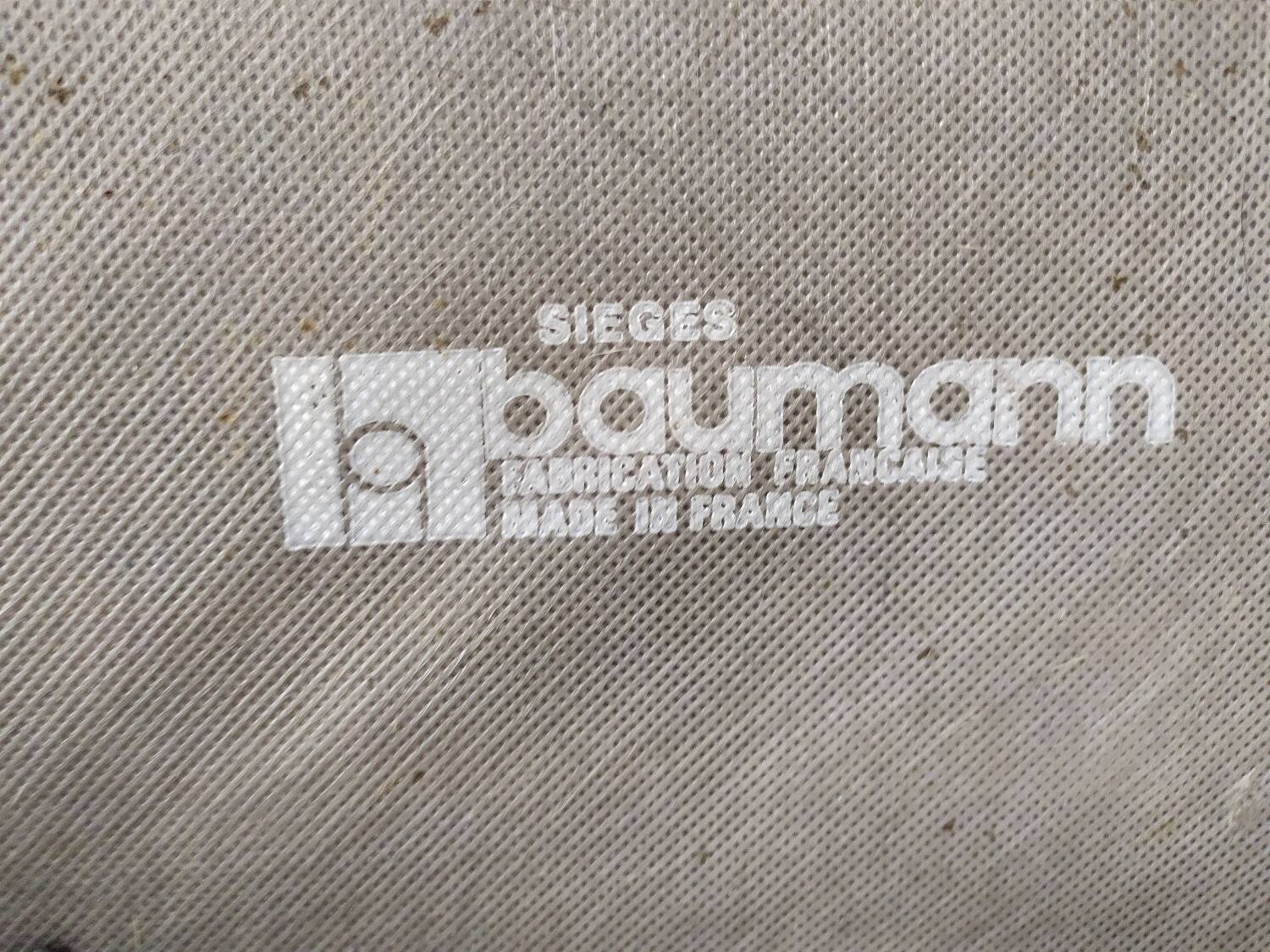 2 vintage Baumann armchairs