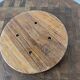 Large rotating teak platter Denmark Digsmed 1970