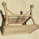 Small rattan coffee table rectangular shape