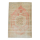 6x10 Peach Red Turkish Vintage Rug, 194x294Cm