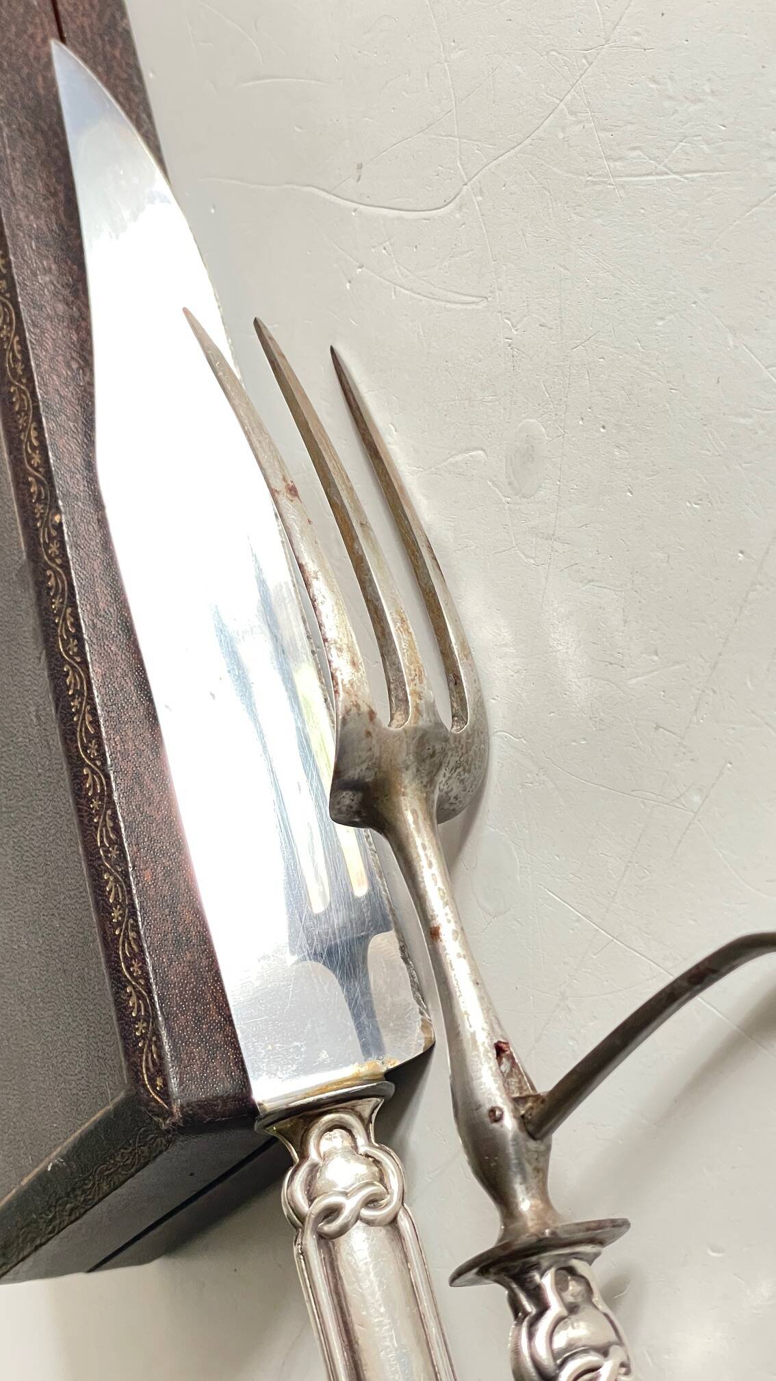 Silver and Silver-Plated Meat Cutlery PARIS