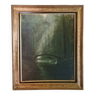 The bridge in the forest