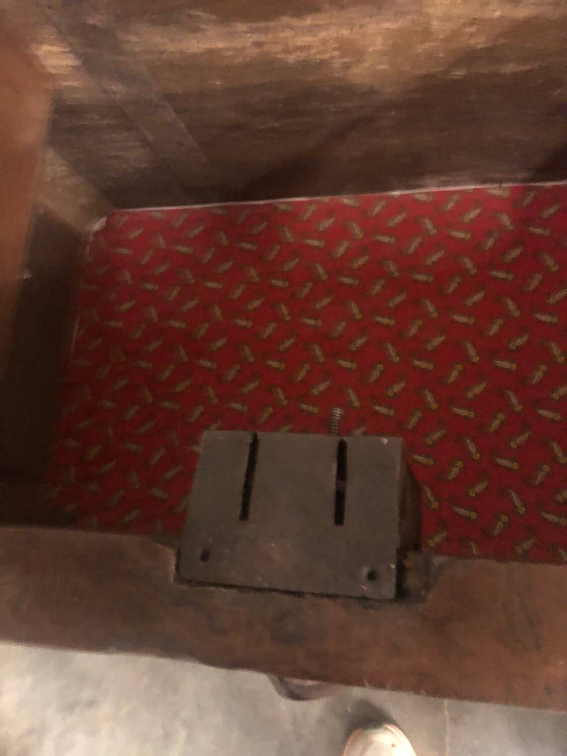 Chest from the late 17th century