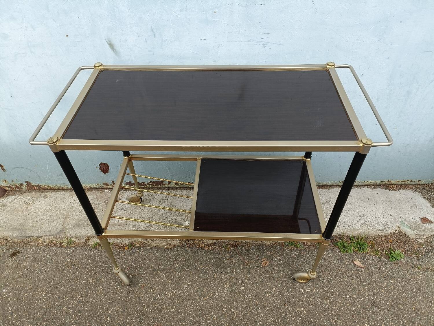 Desserte table roulante vintage