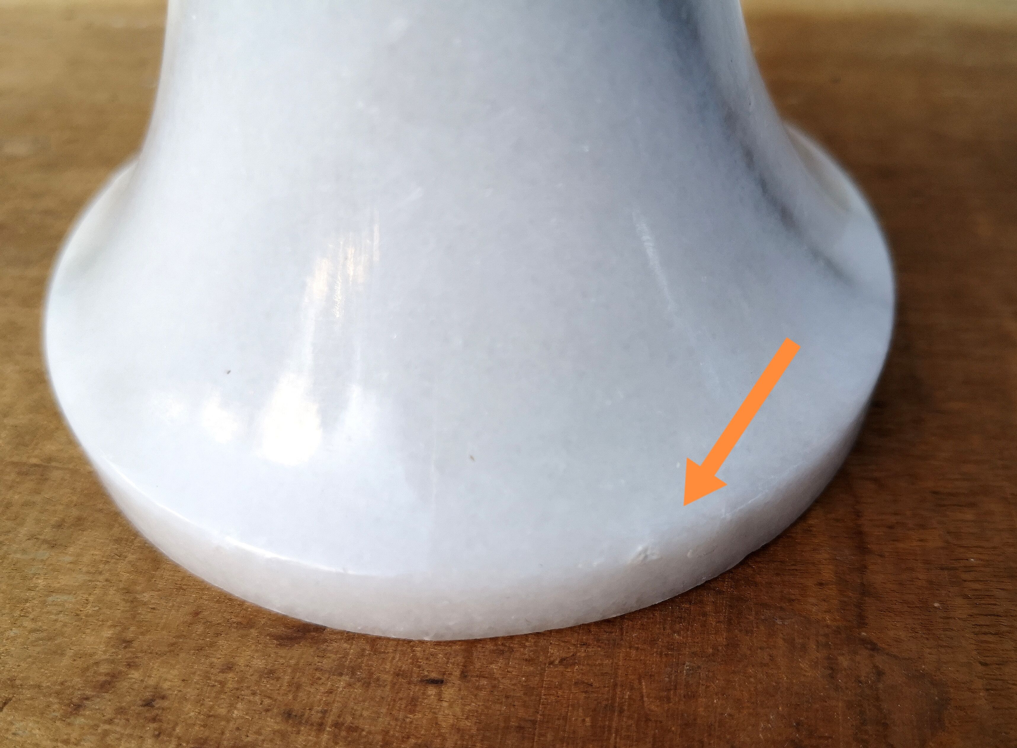 Vintage marble candle holder