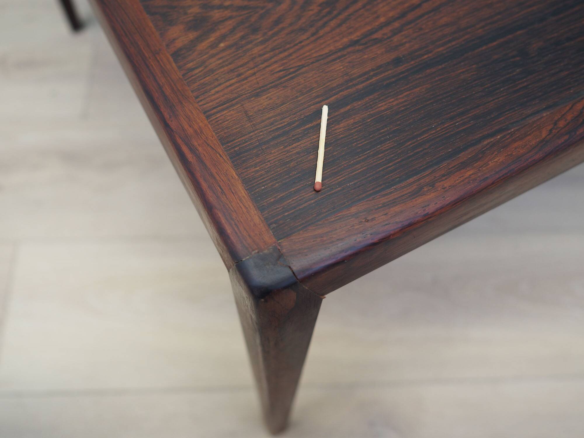 Rosewood coffee table, Danish design, 1970s, production: Denmark