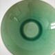 Two celadon crackle effect deep plates