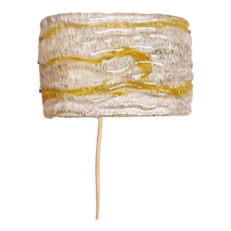 Murano glass wall lamp. Italy, 1960s.