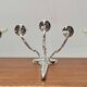 Vintage Italian neoclassical wall sconces in Hollywood Regency style, set of 3.