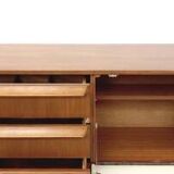 Vintage Scandinavian sideboard, Sleigh sideboard