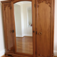 Carved dressing wardrobe