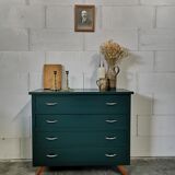 Chest of drawers vintage feet compass redesigned