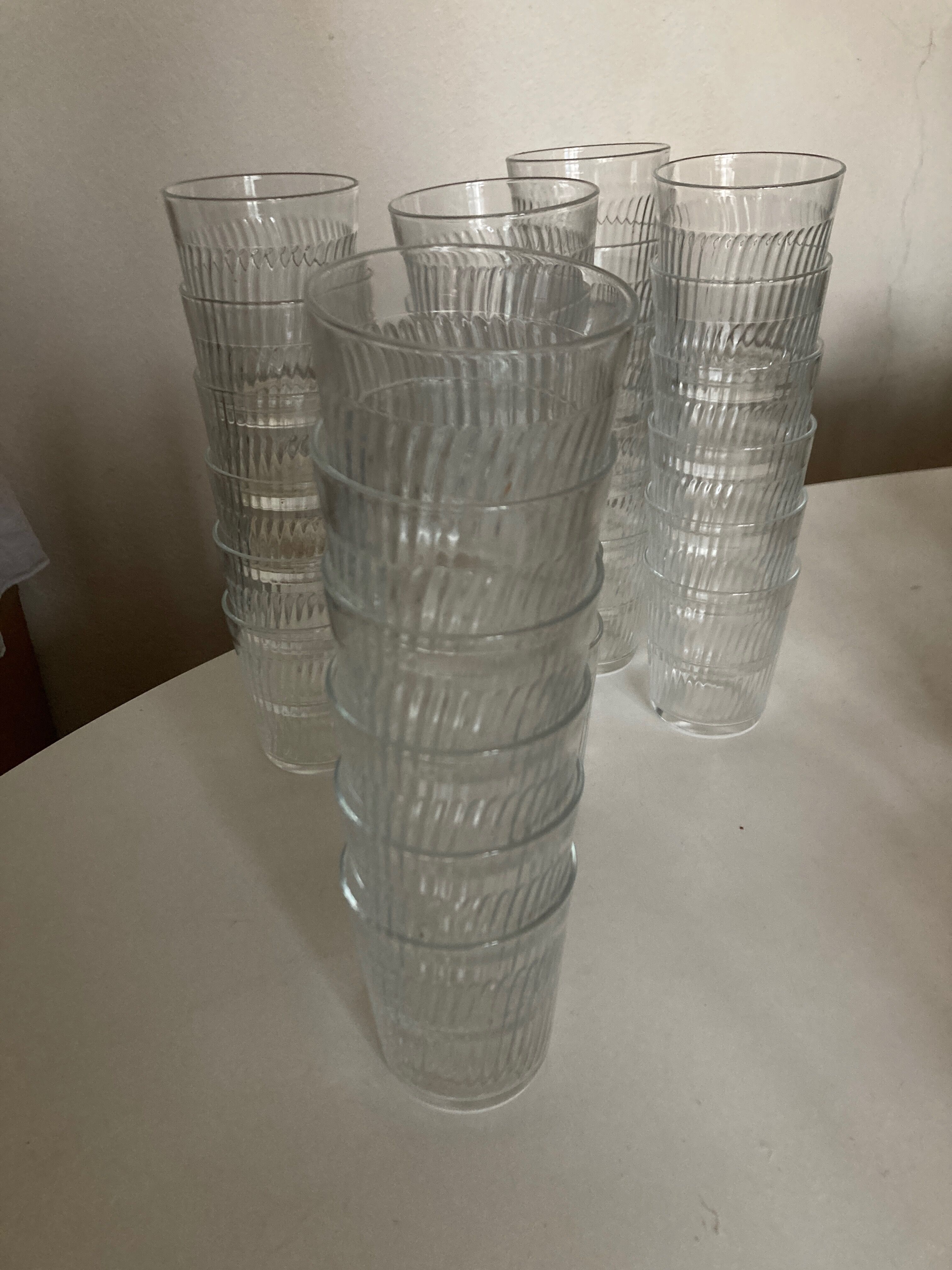 Produit Pop up Noel 22 Set de 6 verres 1960 en verre recuit