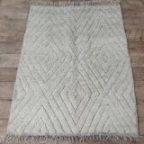 Handmade Moroccan Berber rug 155 X 124 CM