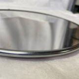 Round vintage barber mirror