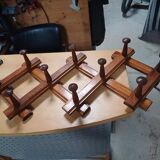 Vintage accordion coat rack