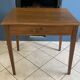 Desk with a large solid oak drawer from 1950, 78x58cm.
