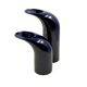 Space age set of 2 blue ceramic vase, Italy ca. 1970